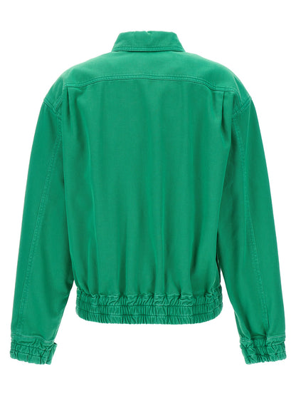 Max Mara Bicolor Cotton Full-Length Jacket