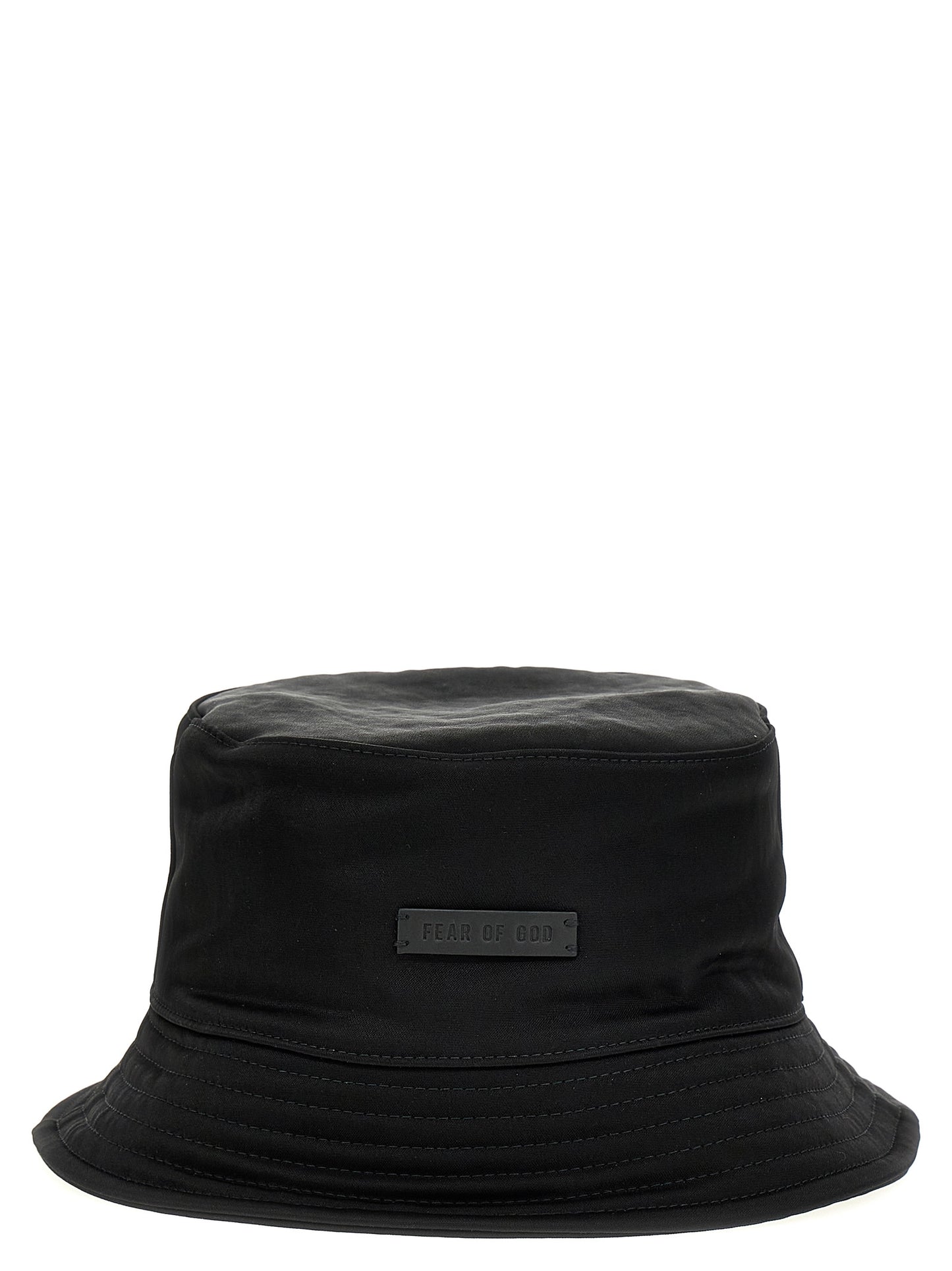 Fear Of God Black Polyamide Bucket Hat
