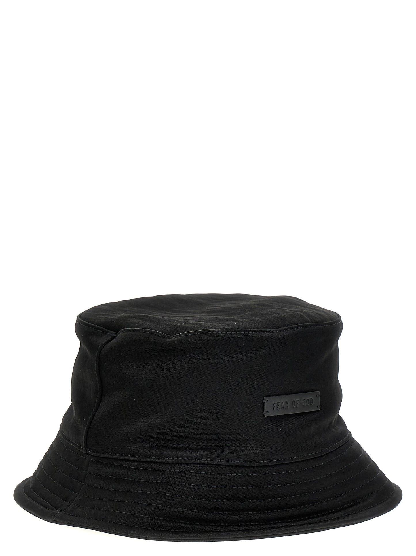 Fear Of God Black Polyamide Bucket Hat