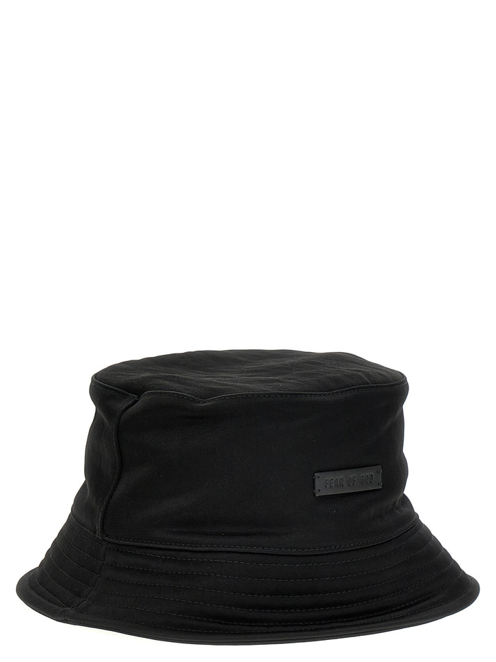 Fear Of God Black Polyamide Bucket Hat