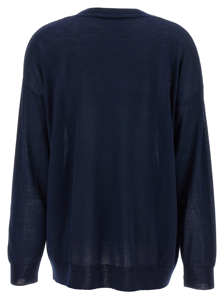 P.A.R.O.S.H. Blue Wool Cardigan