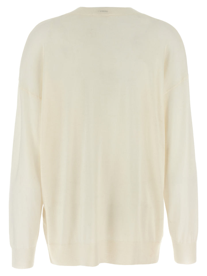 P.A.R.O.S.H. White Wool Cardigan