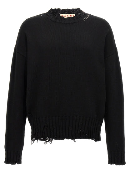 Marni Black Cotton Cardigan
