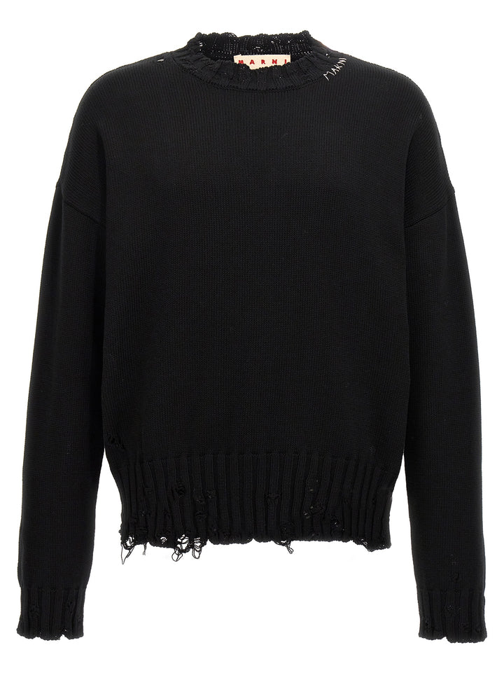 Marni Black Cotton Cardigan