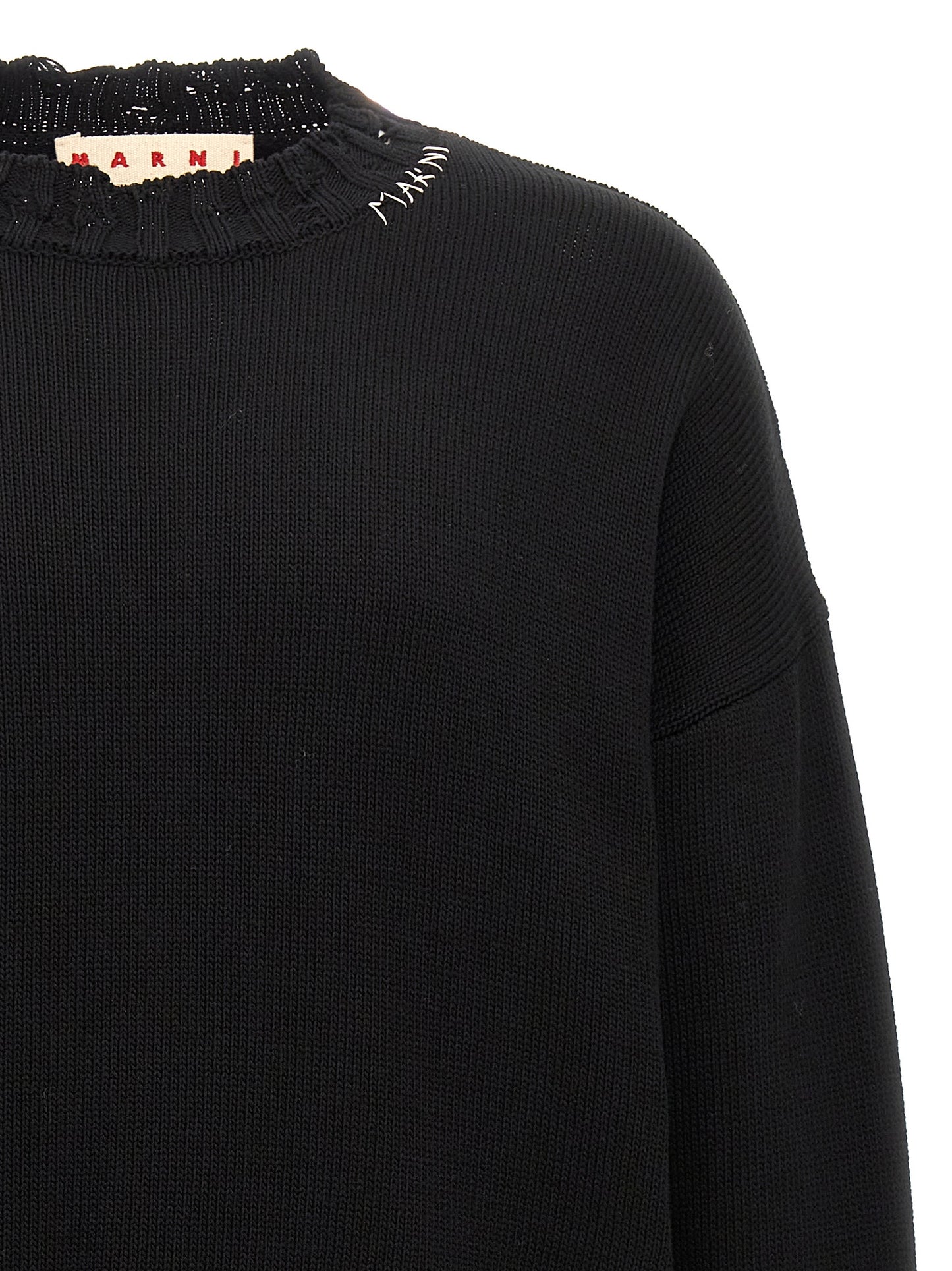Marni Black Cotton Cardigan