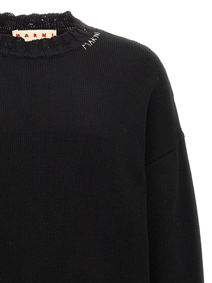 Marni Black Cotton Cardigan