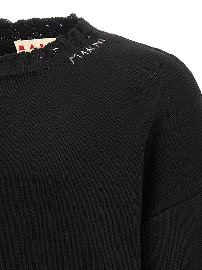 Marni Black Cotton Cardigan