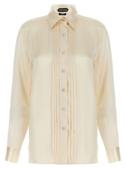 Tom Ford White Silk Blouse