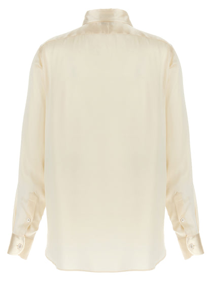 Tom Ford White Silk Blouse