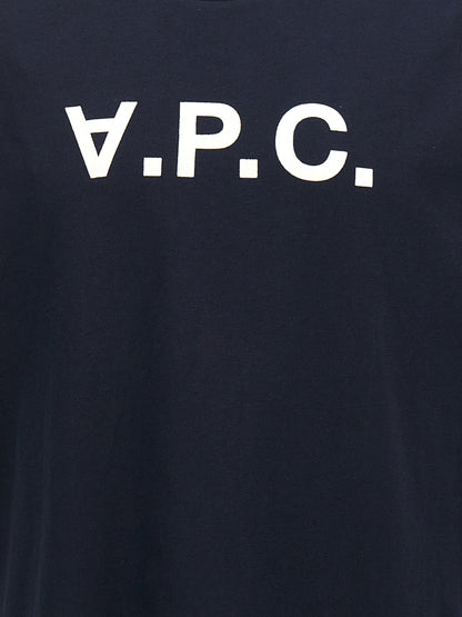 A.P.C. Blue Cotton T-Shirt