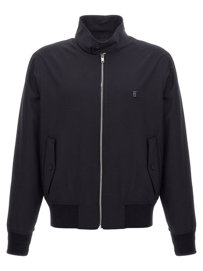 Givenchy Blue Elastane Bomber
