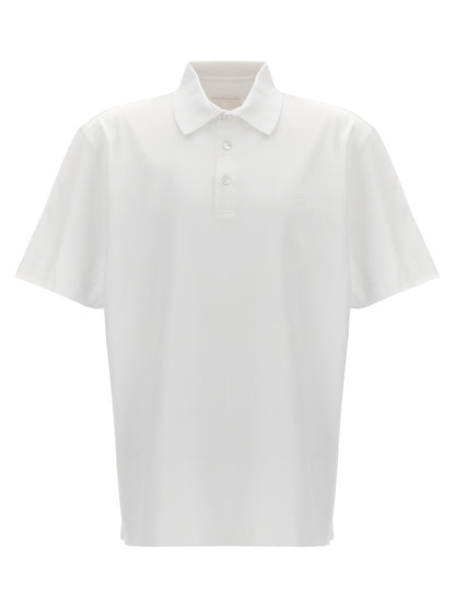Givenchy White Cotton Polo Shirt