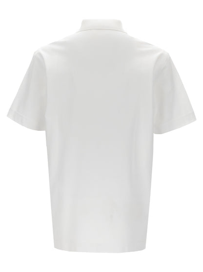 Givenchy White Cotton Polo Shirt