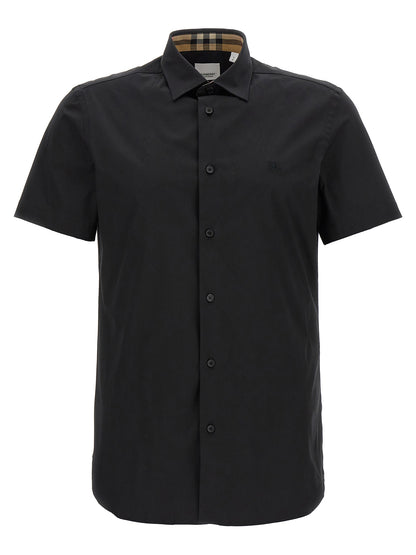 Burberry Black Cotton Blouse