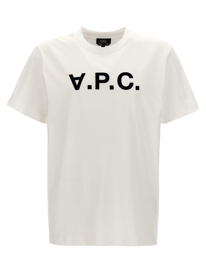 A.P.C. White Cotton T-Shirt