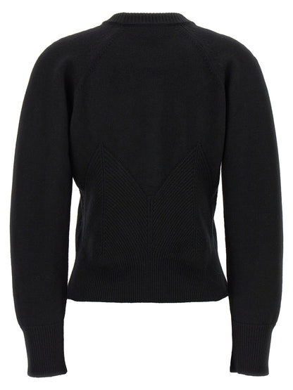 Alexander McQueen Black Wool Cardigan