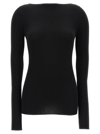 Rick Owens Black Wool Cardigan