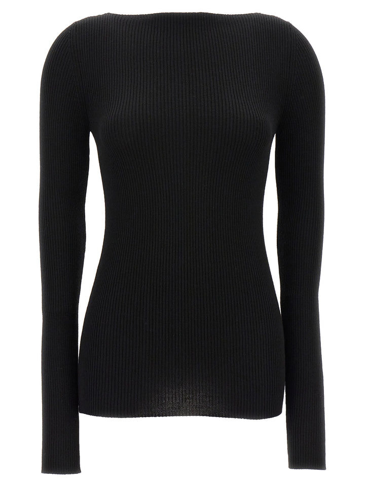 Rick Owens Black Wool Cardigan