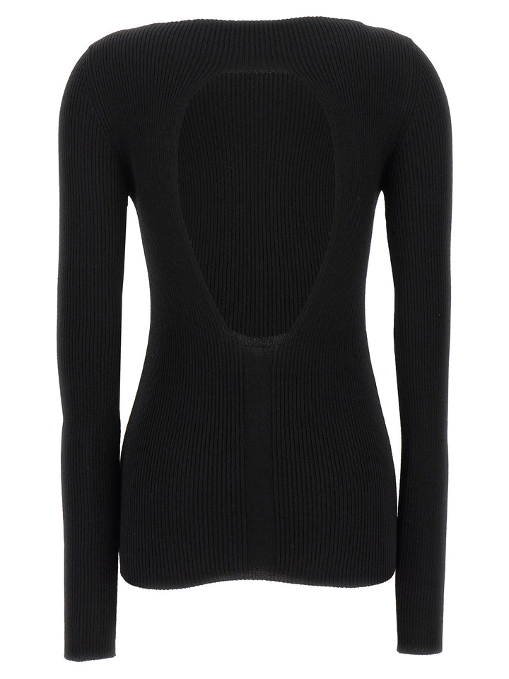 Rick Owens Black Wool Cardigan
