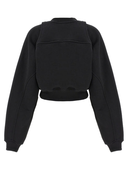 Off-White Bicolor Cotton Sweatshirt