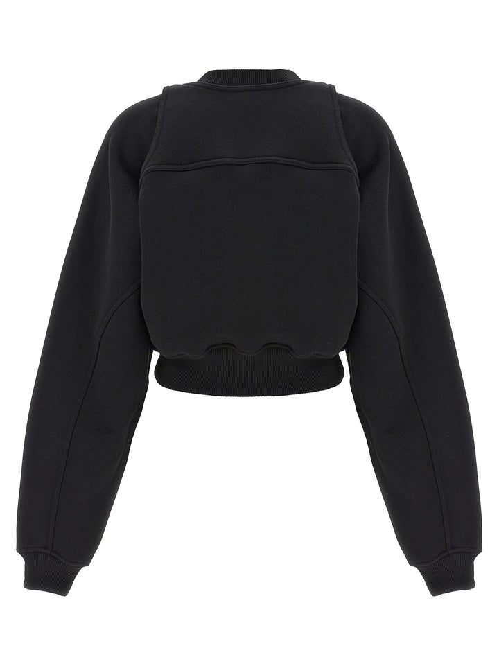 Off-White Bicolor Cotton Sweatshirt
