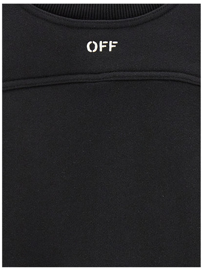 Off-White Bicolor Cotton Sweatshirt