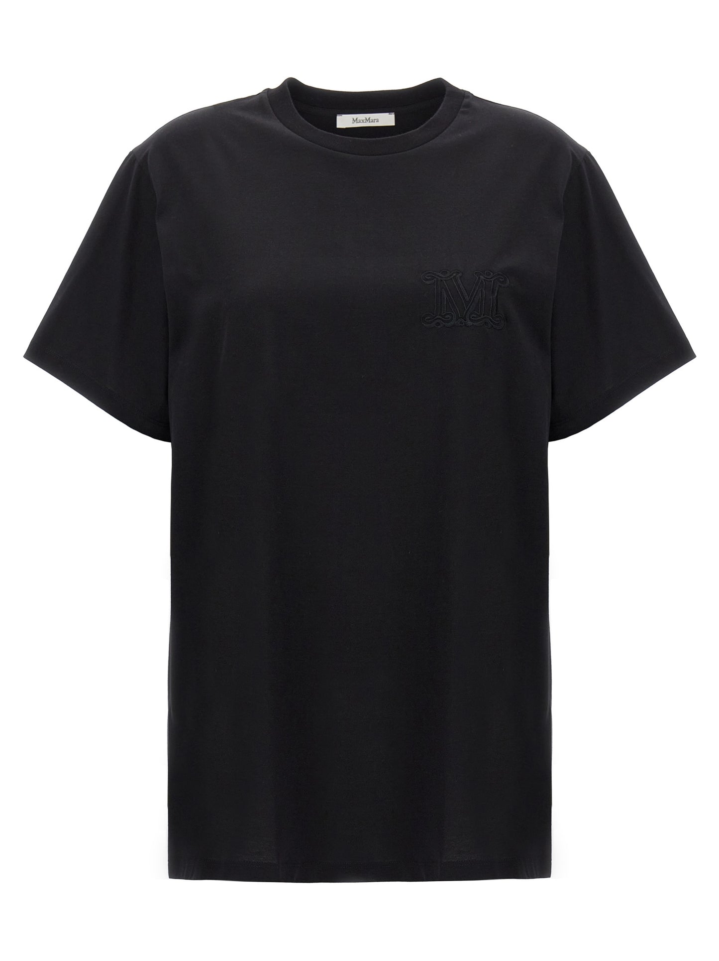 Max Mara Black Cotton T-Shirt