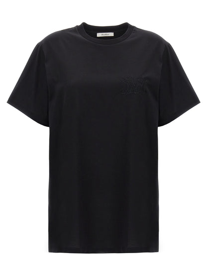 Max Mara Black Cotton T-Shirt