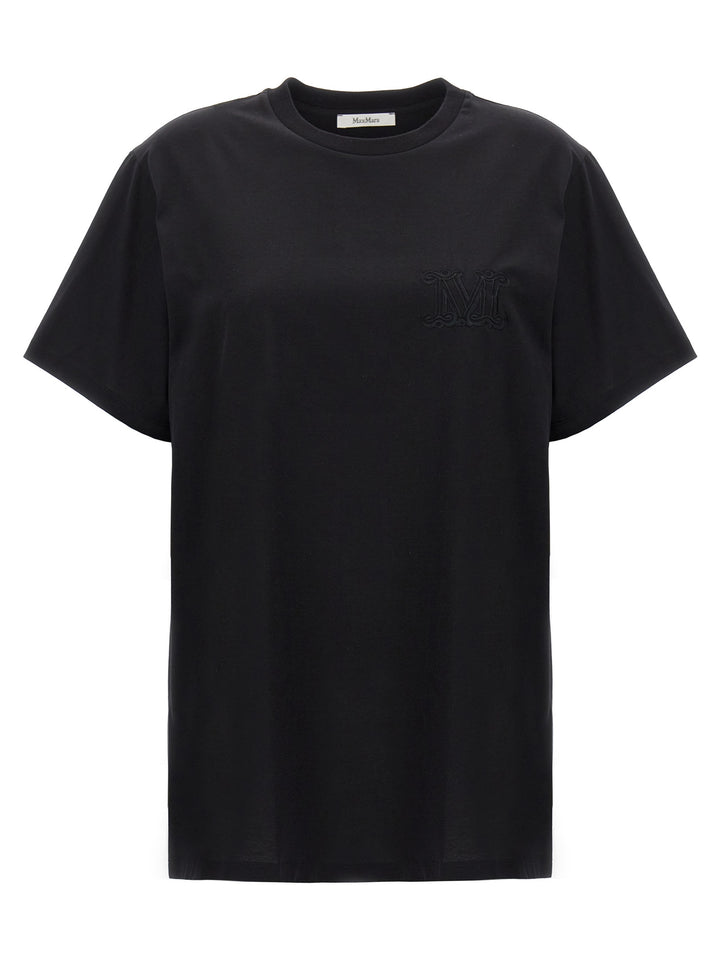 Max Mara Black Cotton T-Shirt
