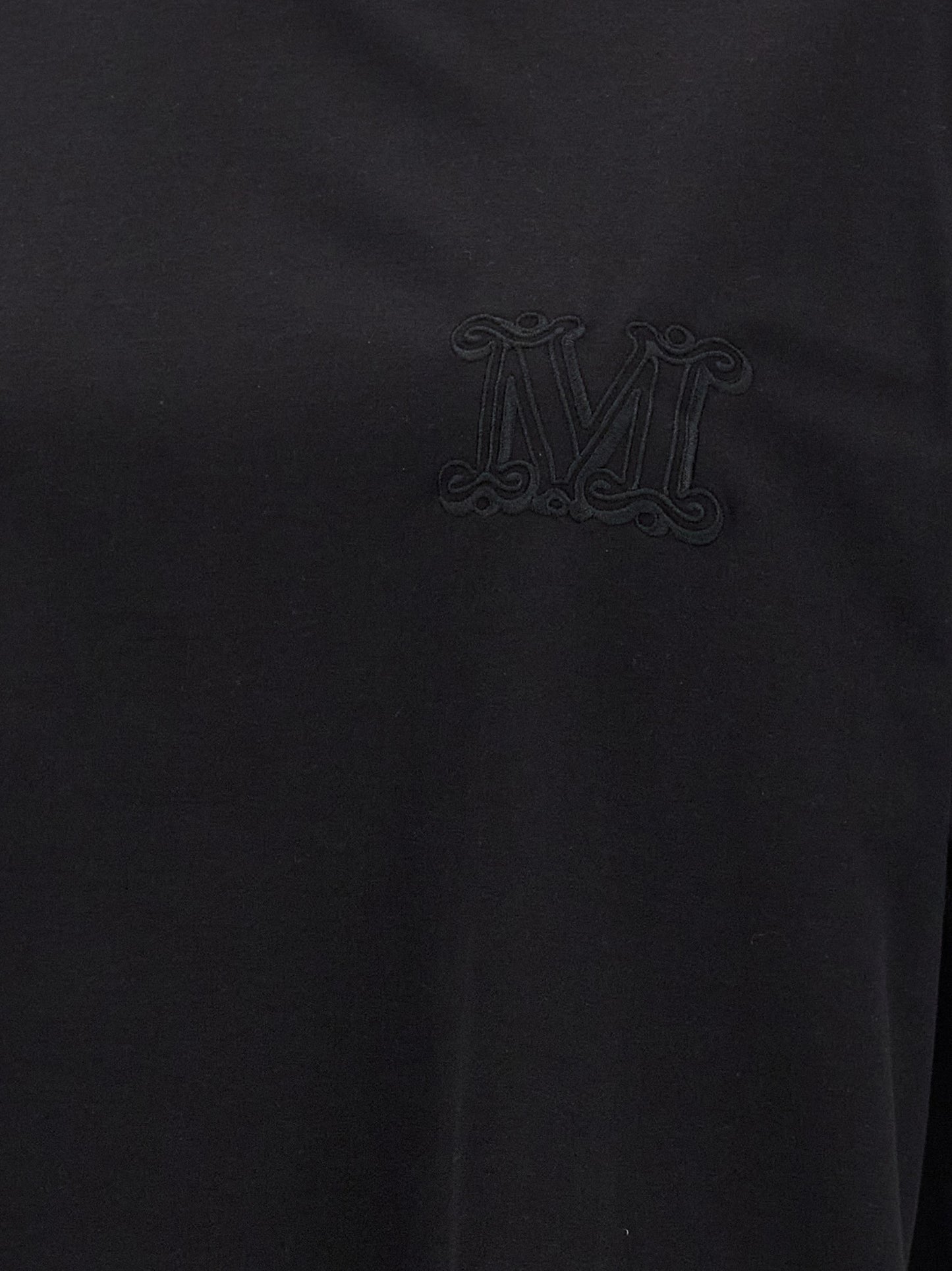 Max Mara Black Cotton T-Shirt