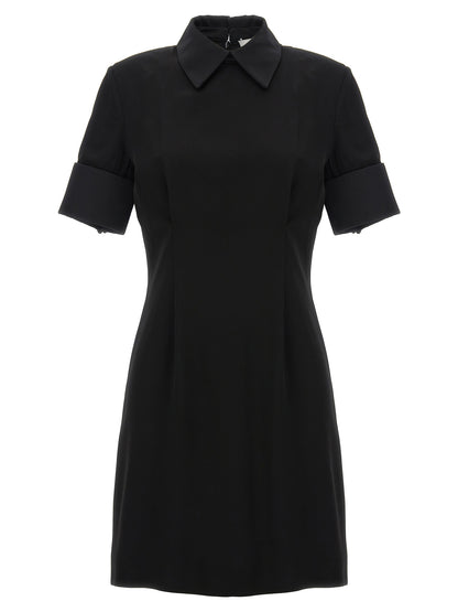 Sportmax Black Viscose Short Dress