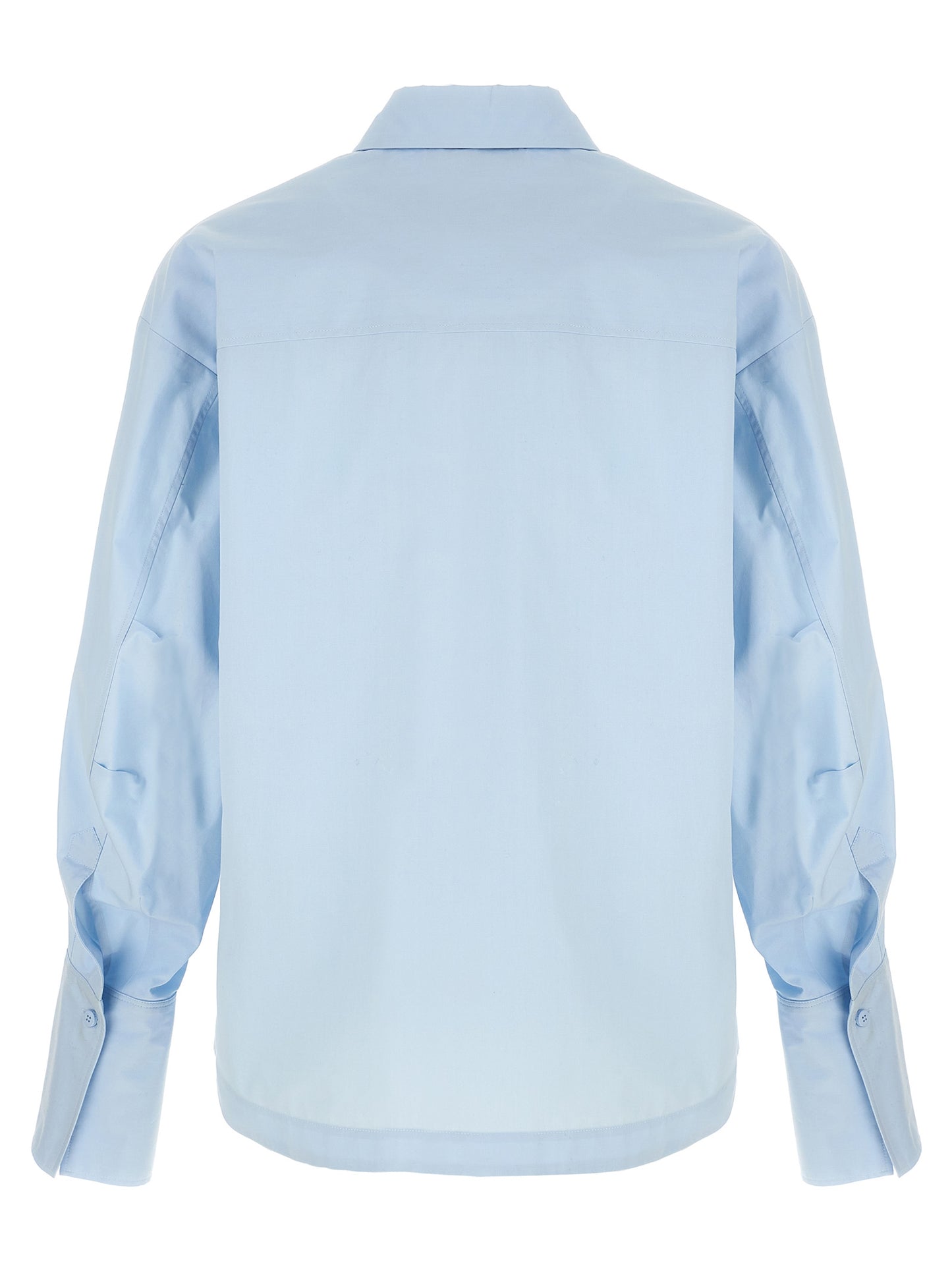The Attico Blue Cotton Blouse