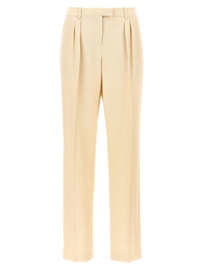 Tom Ford Beige Silk Dress Pants