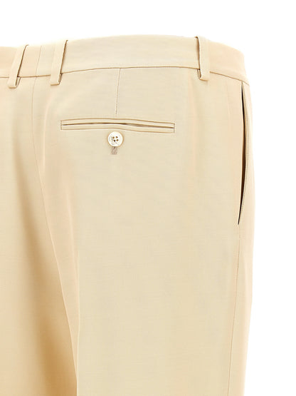 Tom Ford Beige Silk Dress Pants