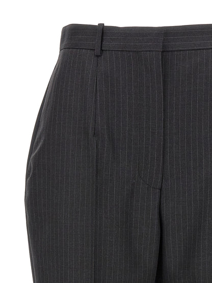 Alexander McQueen Gray Wool Dress Pants