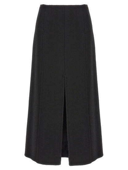 Ermanno Scervino Black Virgin Wool Mini Skirt