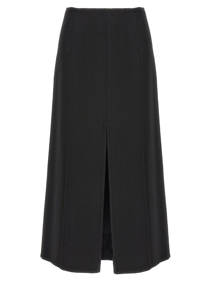 Ermanno Scervino Black Virgin Wool Mini Skirt