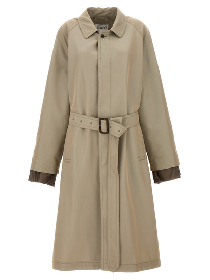 Maison Margiela Beige Cotton Coat