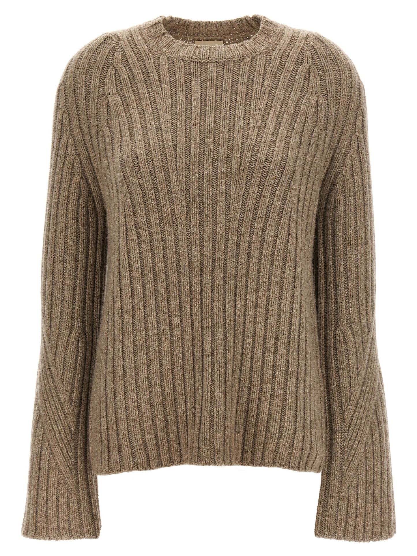 Khaite Beige Cashmere Cardigan
