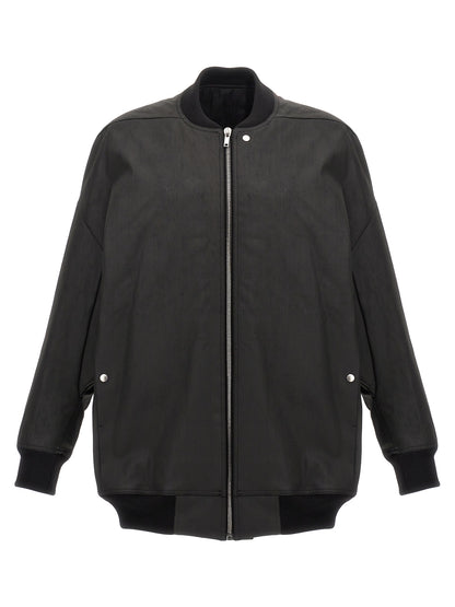 Rick Owens Black Cotton Bomber