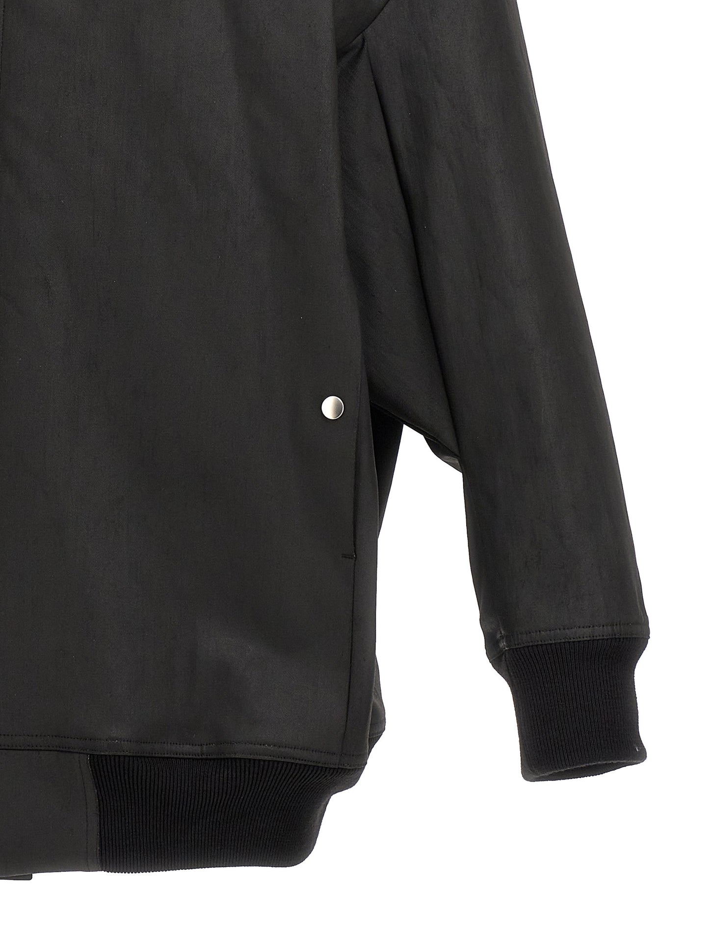 Rick Owens Black Cotton Bomber