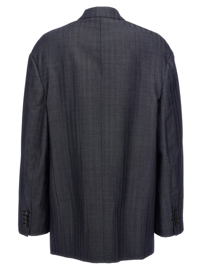 Etro Blue Wool Blazer