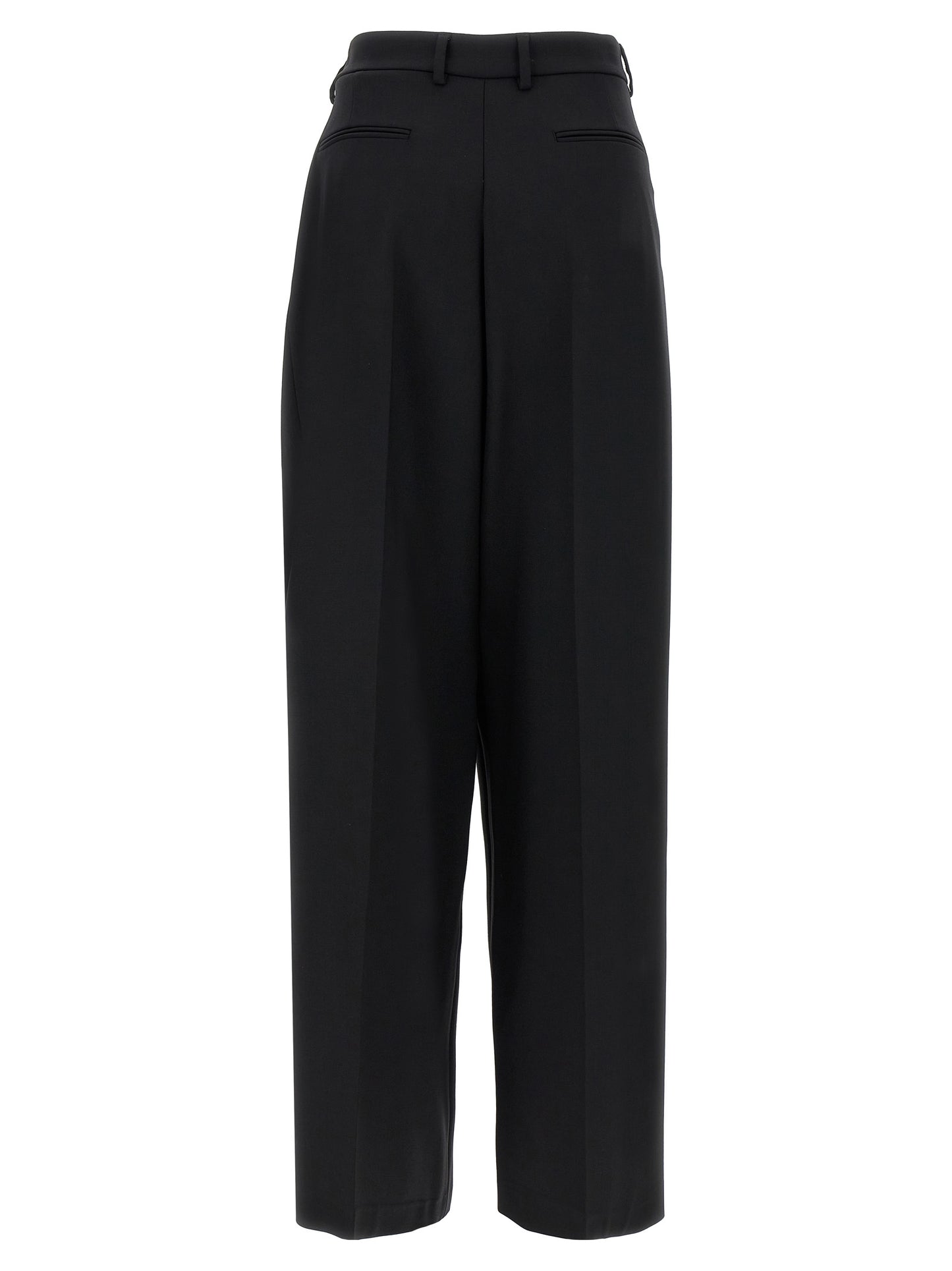 Giuseppe Di Morabito Black Virgin Wool Casual Pants