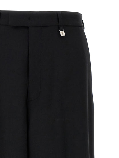 Giuseppe Di Morabito Black Virgin Wool Casual Pants