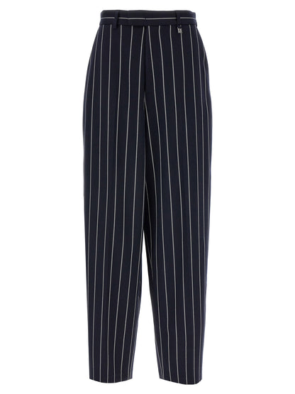 Giuseppe Di Morabito Blue Polyester Casual Pants