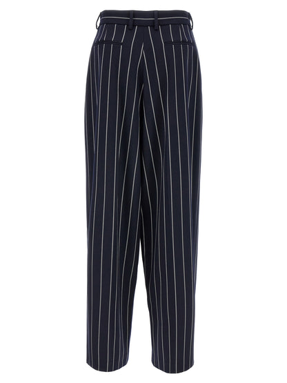 Giuseppe Di Morabito Blue Polyester Casual Pants