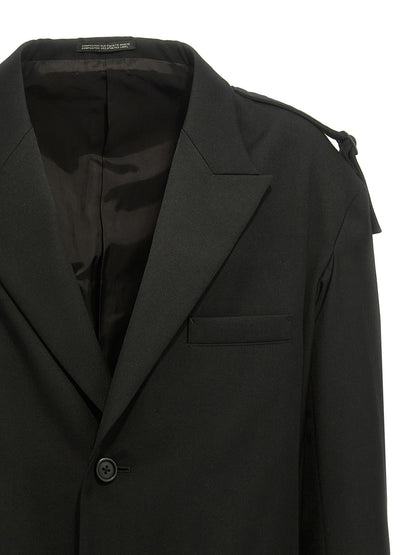 Yohji Yamamoto Black Wool Blazer