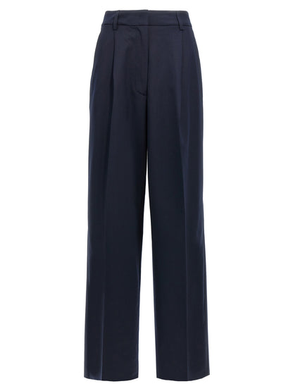 THELATEST Blue Polyester Casual Pants
