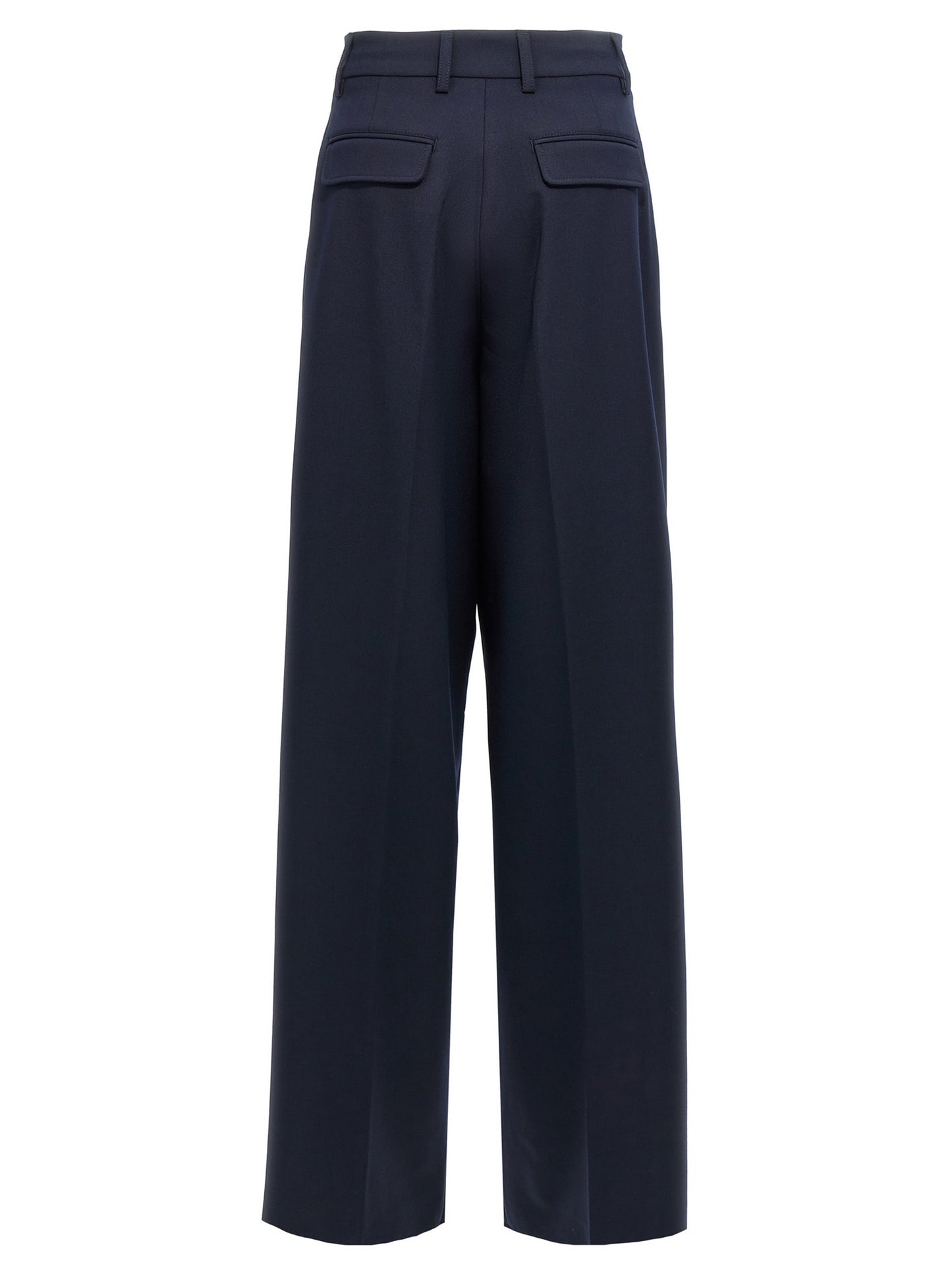 THELATEST Blue Polyester Casual Pants