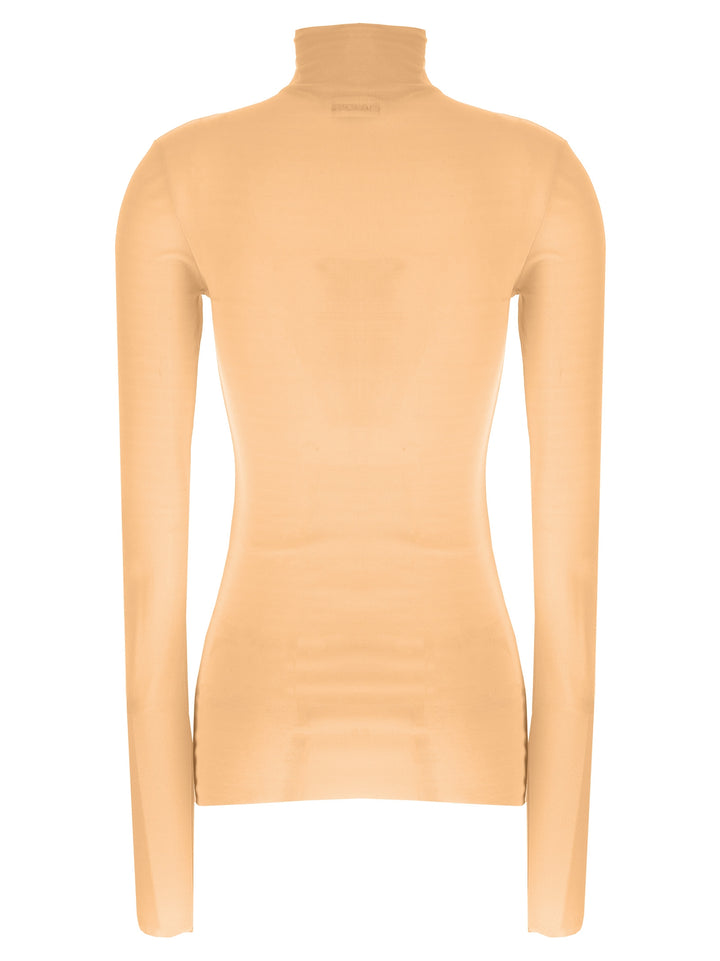 Jil Sander Multicolor Silk Turtleneck